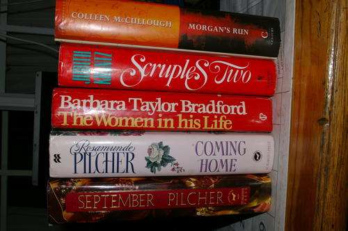 Selection of 5 hardcover novels. one bid to take the lot