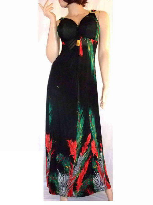 Sexy O-Ring Maxi Dress 36/38