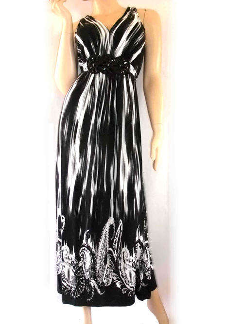 MaxiDress V-neck Jewel Front Sizes 30-38