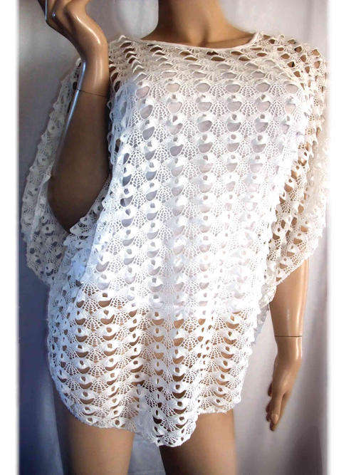 Two Piece Cotton Top White Size 32/34