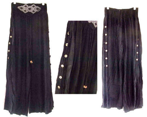 Stylish Wide Leg Pants / Divided Skirt 100% Cotton One Size