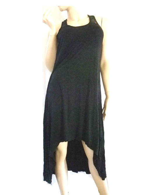 High Low Hem Cotton Dress Sizes 30 - 42 3 Colours Available