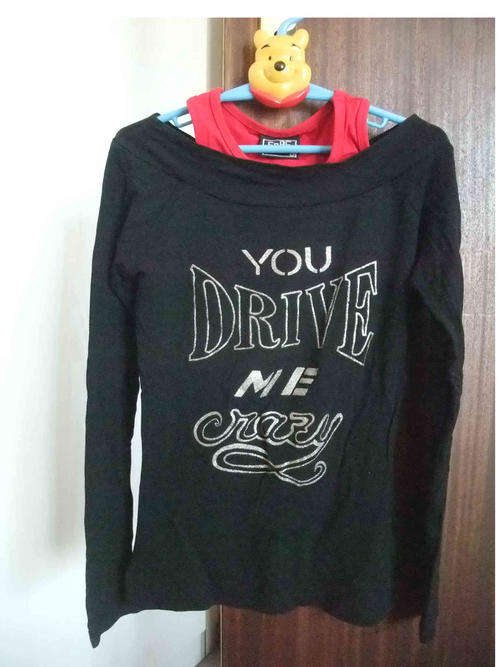 Girls Off Shoulder Top Size 9-10 Years