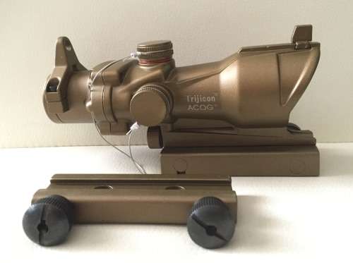 Trijicon ACOG Rifle Scope Aiming Sight -Tan