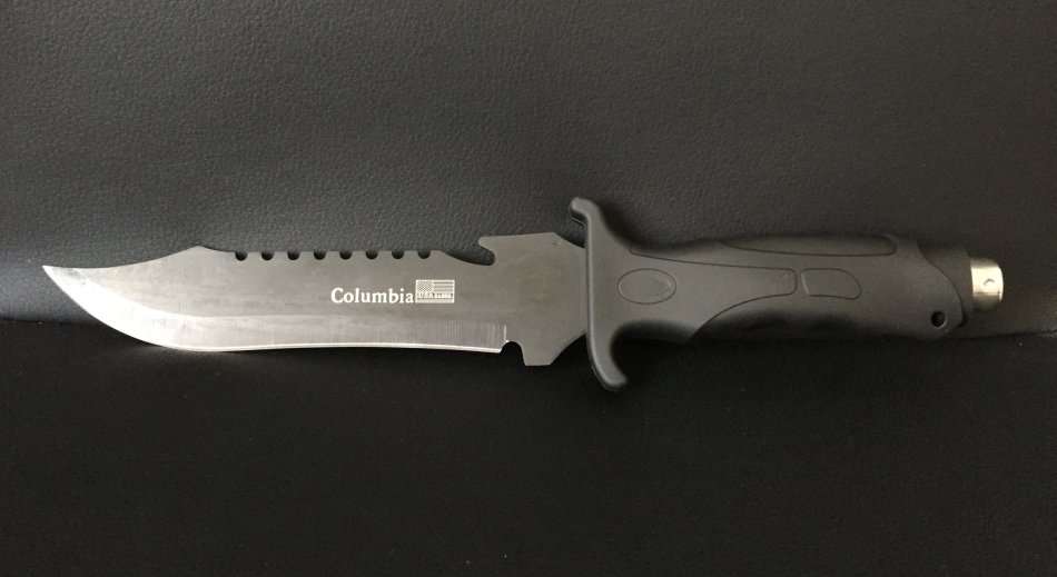 Columbia Survival Knife Saw Back Knife