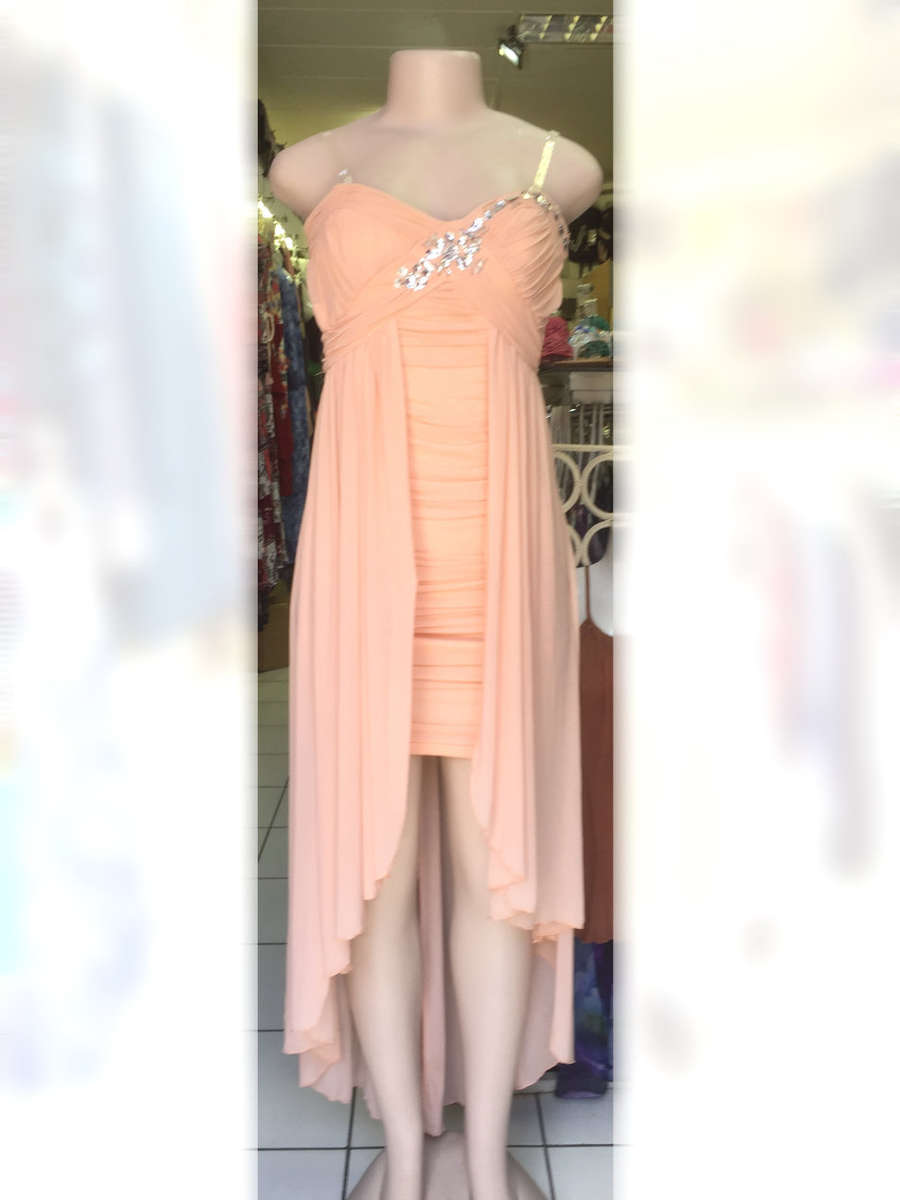 Stunning Prom Formal Party Ball Evening High Low Dress Padded Sizes 30-40