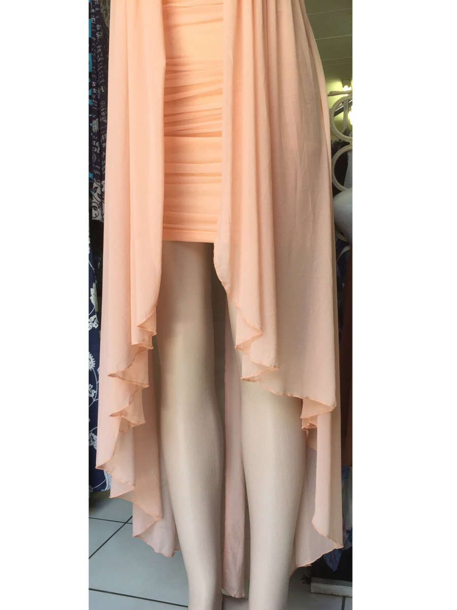 Stunning Prom Formal Party Ball Evening High Low Dress Padded Sizes 30-40