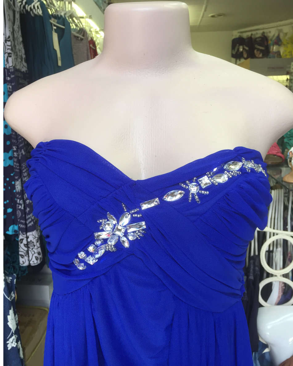 Stunning Prom Formal Party Ball Evening High Low Dress Padded Sizes 30-40