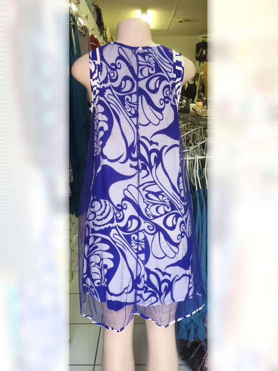 Mesh Cover Shift Tunic Dress Sizes 36,38,40,42