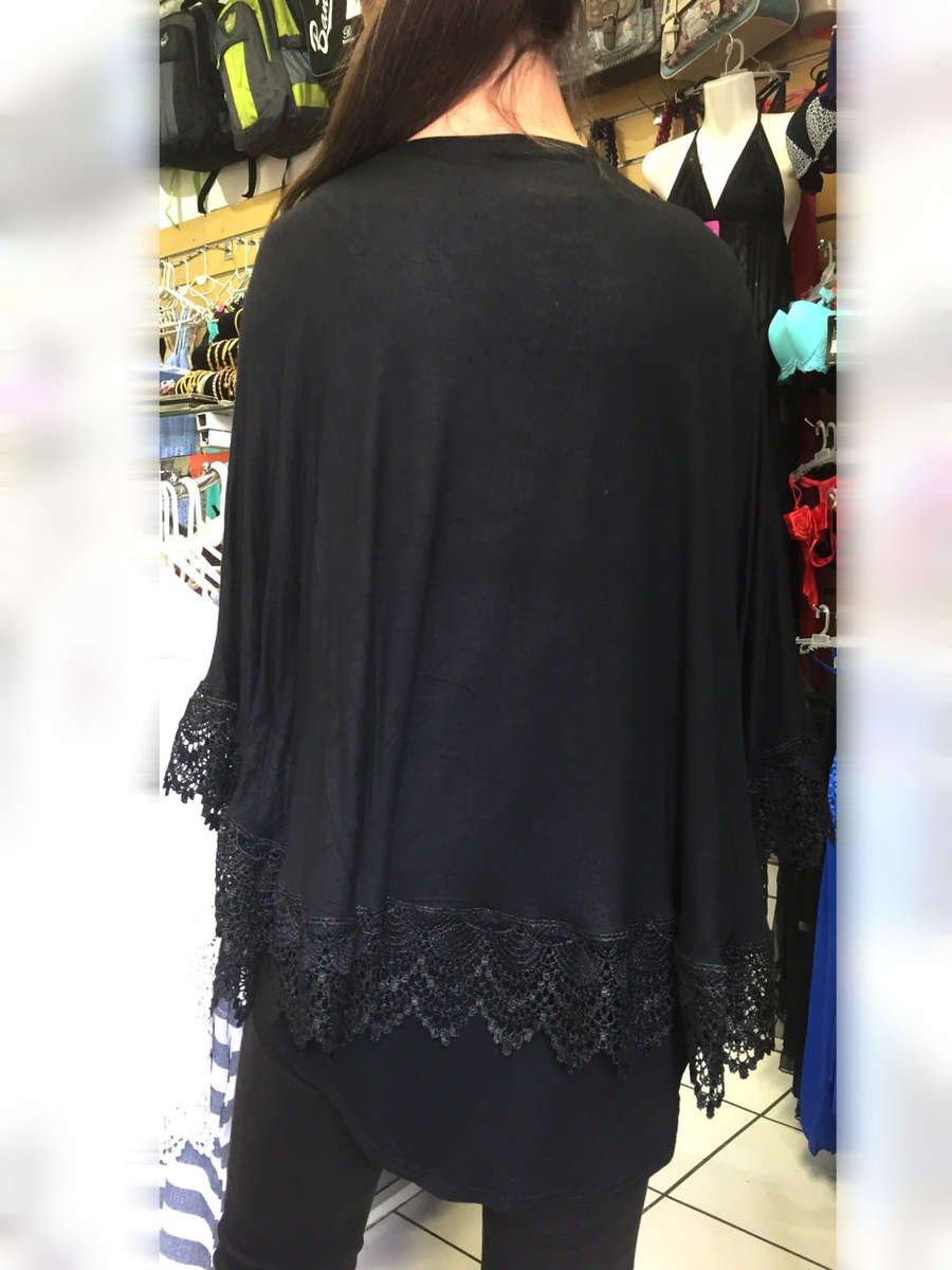 Lace Trim Cardigan Size 38 - 42