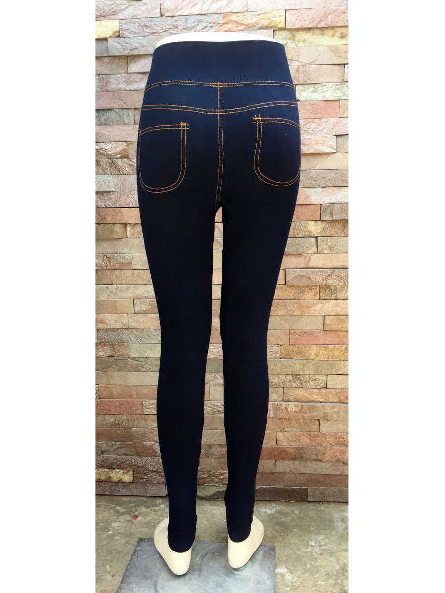 Slim Leggings Dark Blue 1Size Up to 38