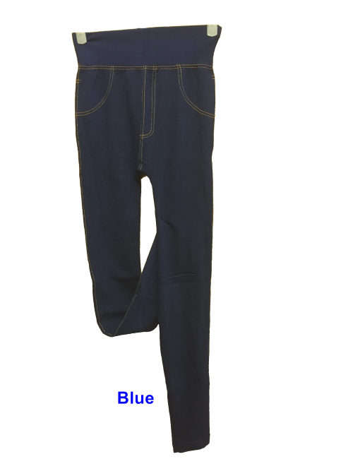 Slim Leggings Color Blue 1Size Up to 38