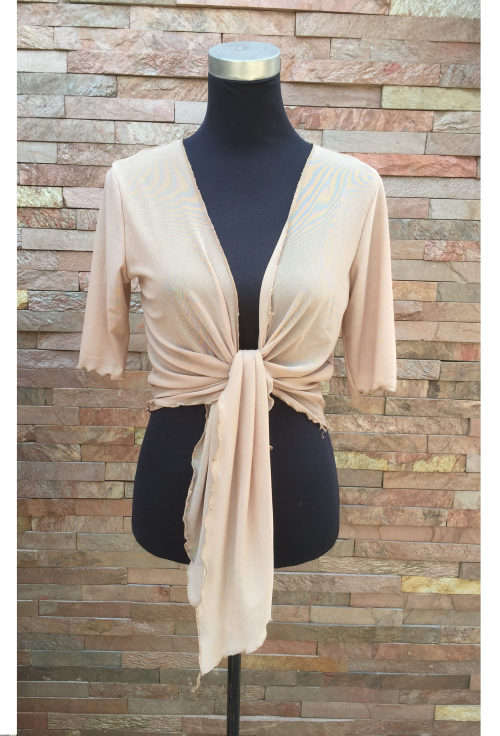 Mesh Wrap Cardigan One Size