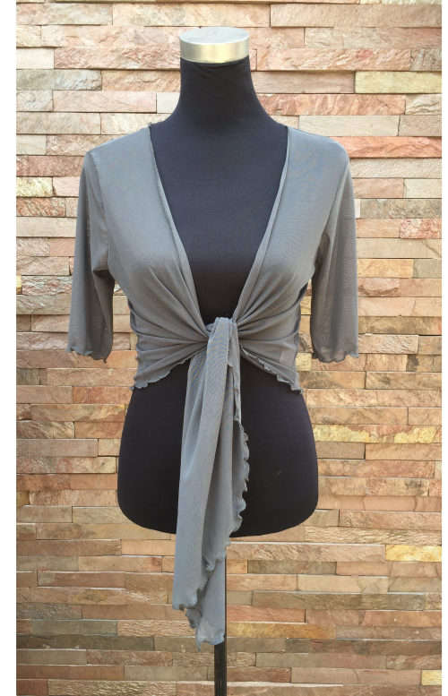 Mesh Wrap Cardigan One Size