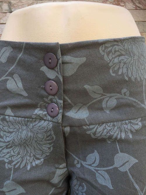 Horn Wide Leg Pants Color Grey Sizes 30,36,38,40 Blue Sizes 30,38,40