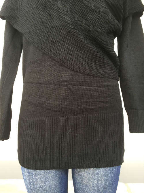 Shawl Collar Sweater Colors Olive Green, Black(sold out)