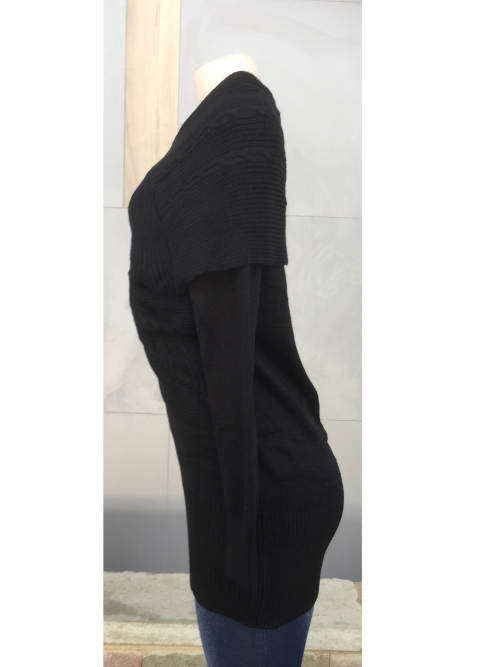 Shawl Collar Sweater Colors Olive Green, Black(sold out)