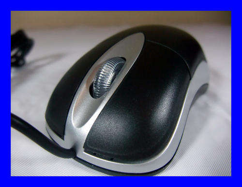 CRZAY R1 Start --BLACK & SILVER USB Mouse