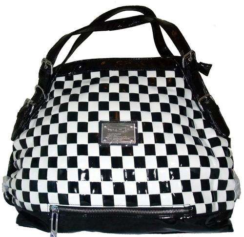 IMPORTED DENSI MILAN Black/White HANDBAG