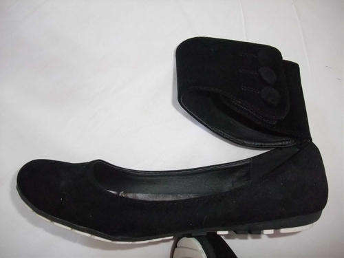 ****NEW ARRIVAL****  New Flat BALLERINA ANKLE Pump Shoes /Black 3-8