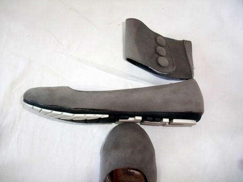 ****NEW ARRIVAL****  New Flat BALLERINA ANKLE Pump Shoes /Grey 3-8