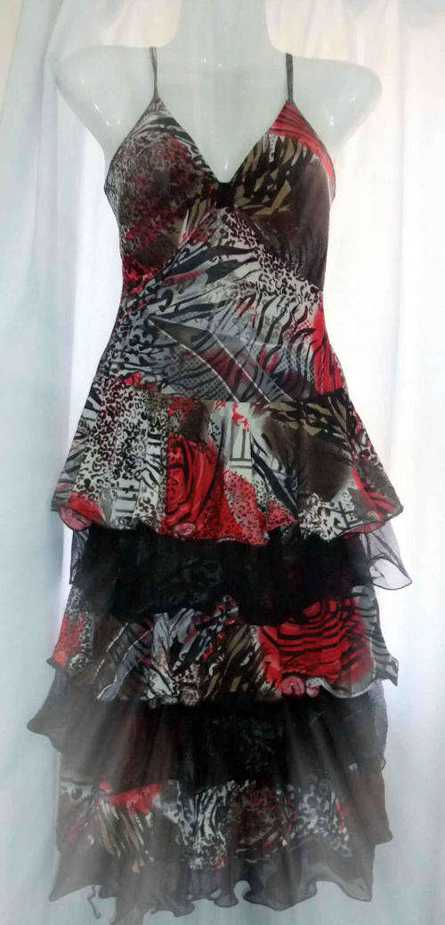 ***WEEKLY SPECIAL***WAS R175**Stunning COLORFUL ABSTRACT Dress,36/38