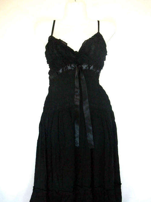 ****Spring New Arrival**** Black lace long Dress,34/36