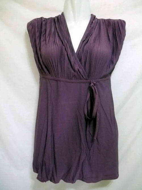 ***New Arrival***TRENDY RUCHED AT BUST TOP, 34/36