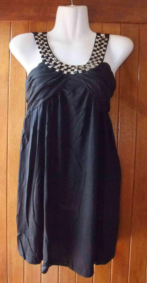 ****NEW ARRIVAL**** Fashion Sleeveless Top 36/38 - Black