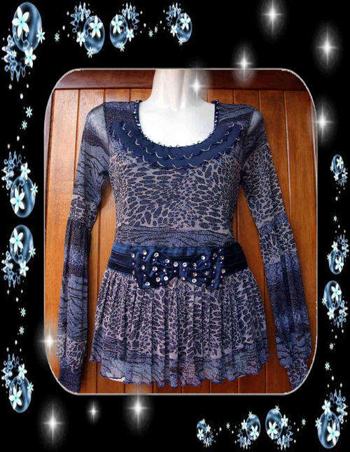 Reduced to Clear*** Bohemian Romantic Stunning Top 34/36