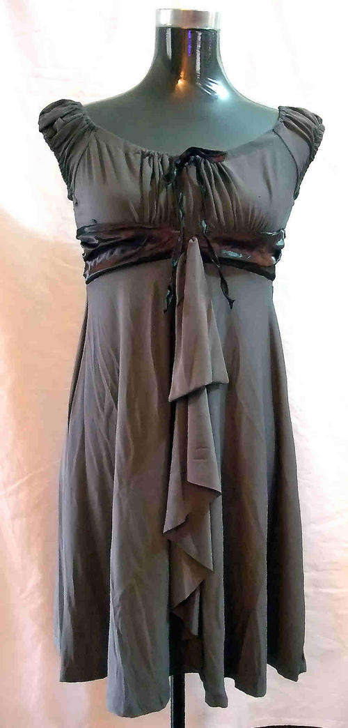 ****LOVELY Dress With SATIN Bust  **** Grey