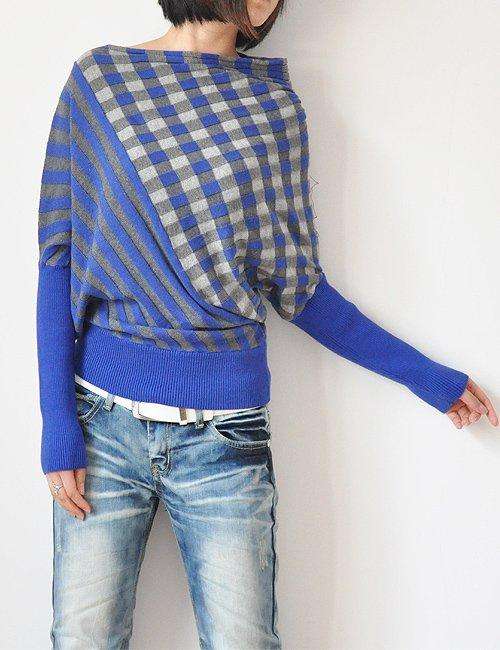 Trendy Unbalance Top - Blue