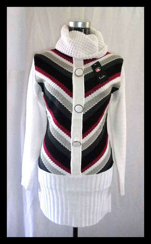 Turtleneck Elegant Long Jersey  34/36