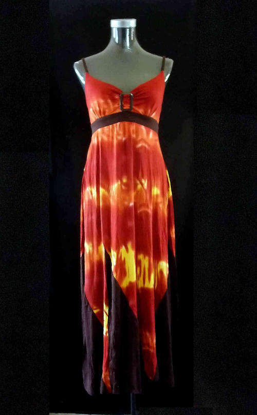 ** Promotion Sales ** SEXY SOLAR FLARE LONG DRESS 32,34,36