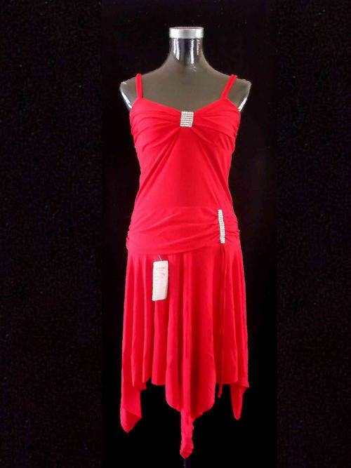 STUN With STYLE Party Dress Color: Red Size:38
