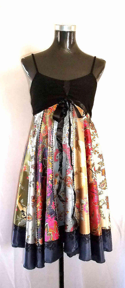 Promotion Sale, New Arrival *** Sexy Colorful Padded Satin Cocktail Dress.34/36 **