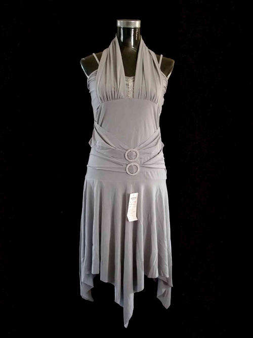 *** New Arrival *** STYLISH Party Dress, Light Grey 34/36