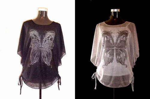 New Arrivals *** Comfy Chiffon Top With Inner Camisole * * * Colors:1.Black 2.Silver