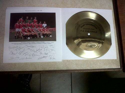 Manchester United Collectors gold record