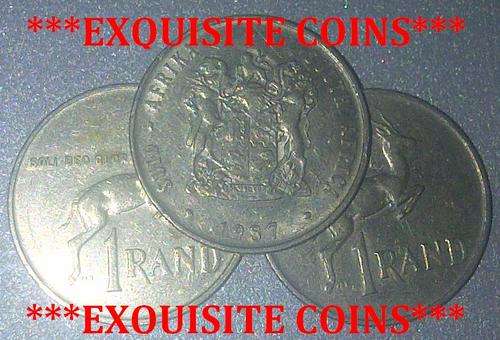 3 X *** 1987 RI NICKEL COINS IN EXCELLENT CONDITION *** @@@ A CRAZY STARTING PRICE.