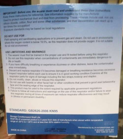 KN95 face Masks with Respirator