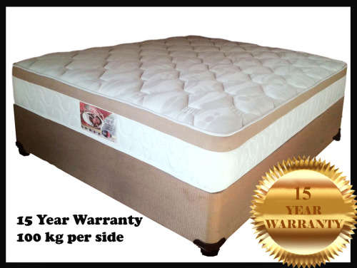 BEDS QUEEN SIZE POCKET SPRING BASE AND MATTRESS