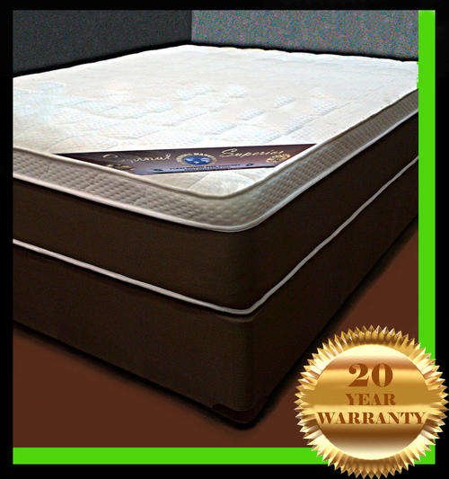 BEDS - BASE SET  137 (DOUBLE)  Spinal Superior Orthopedic Range Mattress & Base