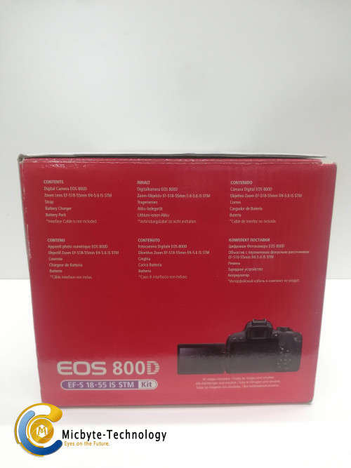 Canon EOS 800D DIGITAL SLR CAMERA KIT WITH 18-55MM IS STM LENS, 24.2 MP FULL HD | WIFI Canon EOS 800