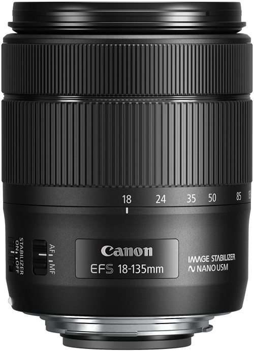 Canon EF-S 18-135mm f/3.5-5.6 USM NANO Image Stabilizer Lens