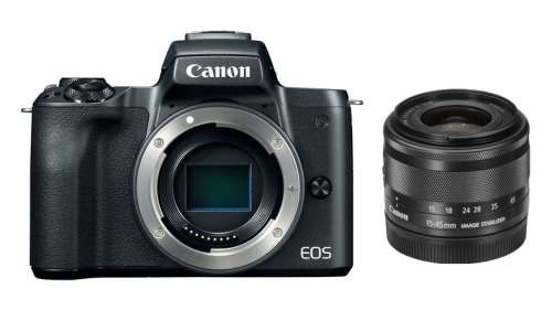 Canon EOS M50 Mark I + 15-45mm Mirrorless Camera Kit