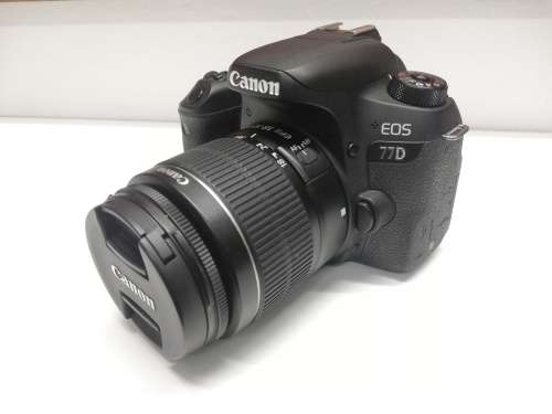CANON EOS 77D DSLR CAMERA WITH CANON EF-S 18-55MM F/4-5.6 IS STM LENS