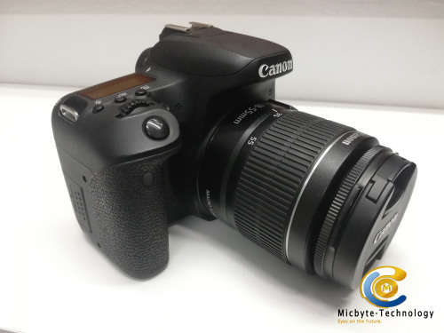 CANON EOS 77D DSLR CAMERA WITH CANON EF-S 18-55MM F/4-5.6 IS STM LENS