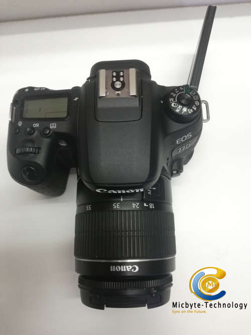 CANON EOS 77D DSLR CAMERA WITH CANON EF-S 18-55MM F/4-5.6 IS STM LENS