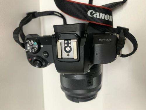 CANON EOS M50 MIRRORLESS CAMERA WITH EF-M 15-45MM LENS